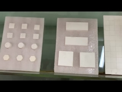 Plat de soutien en céramique de 20% de zircone de carreau de céramique impact fait sur commande de revêtement d'anti