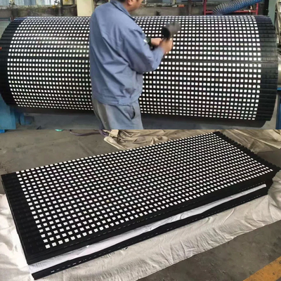 Méthode d'installation par magnétisation Ligne d'usure en céramique à haute résistance à l'abrasion