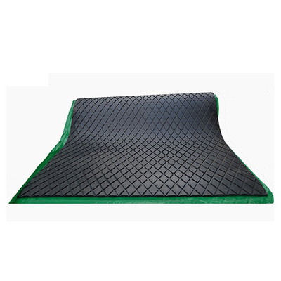 Poulie principale Diamond Grooved Rubber Pulley Lagging de feuille en caoutchouc de ralentissement de poulie de convoyeur