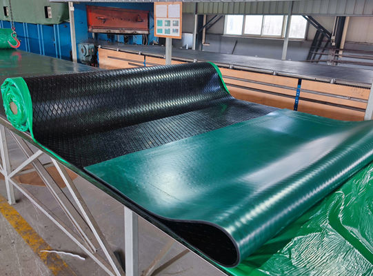 Résistance à l'usure de la poulie en caoutchouc à rainures en diamant