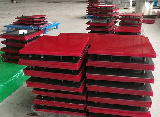 Le revêtement de descendeur de polyuréthane d'industrie minière plaque l'abrasion résistante