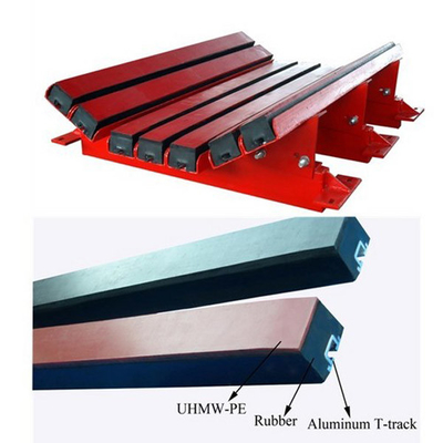 4' barre d'extension abrasive d'impact de convoyeur d'impact de convoyeur en caoutchouc de barres