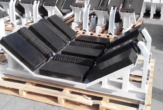 Lit d'impact de convoyeur à bande avec la basse barre d'impact du frottement UHMWPE de remplacement