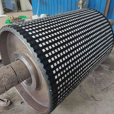 Feuille de Diamond Ceramic Pulley Lagging Rubber de tambour de convoyeur