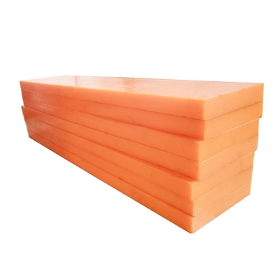 Résistant à l'usure rouge orange de lame de bord de chasse-neige de polyuréthane haut