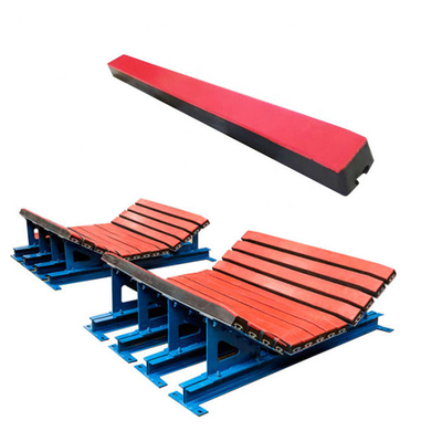 Lit d'impact de convoyeur à bande avec la basse barre d'impact du frottement UHMWPE de remplacement
