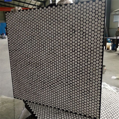 Doublure en céramique de plat d'usage de la place 100x100 pour la trémie de descendeur