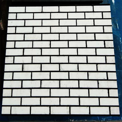 Plat en céramique en céramique d'usage du revêtement 500*500 d'alumine de 92%