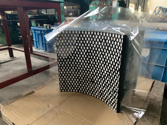Carreaux de céramique résistants à l'usure de la doublure en céramique ZTA d'alumine du cercle 95%