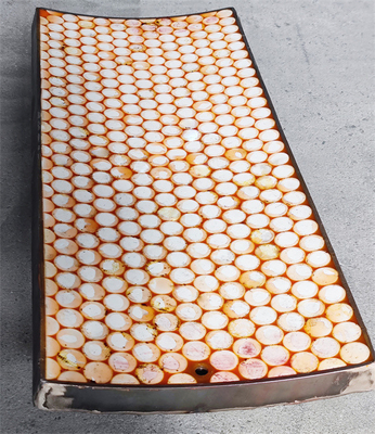 Le polyuréthane soutenant le revêtement en céramique d'usage portent résistant aux chocs