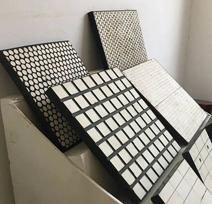 Taille personnalisée Carreaux en céramique revêtements d'usure Boulure d'installation